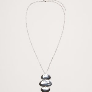 Elliptical Pendant Necklace by Aureus + Argent
