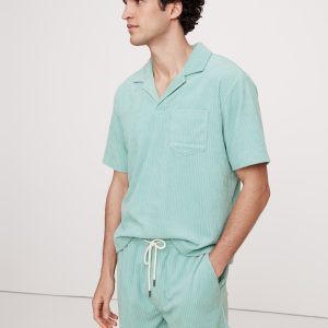 Ribbed Terry Polo