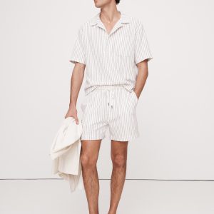 Stripe Terry Polo