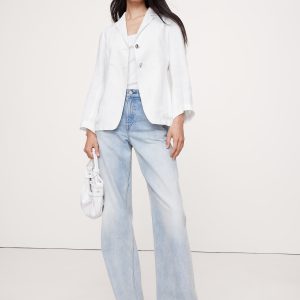 Slim Linen Blazer