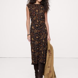 Low-Back Midi Dress