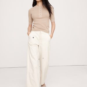 Ribbed Henley