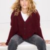 Oversized Lightweight Brushed Cashmere Cardigan