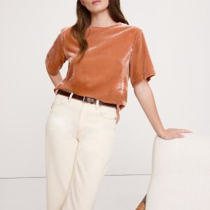 Drapey Velvet Top